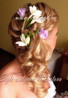 Cвадебная прическа Н14224 в греческом стиле