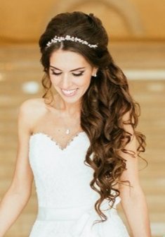 Cвадебная прическа Г20887 в греческом стиле