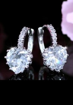 Серьги Сердце-К104984