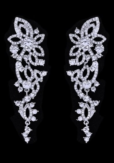 Серьги Вдохновение-К104976 - Салон свадебной и вечерней моды Королева