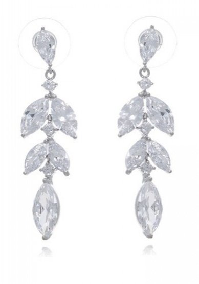 Серьги Листопад-К104979 - Салон свадебной и вечерней моды Королева