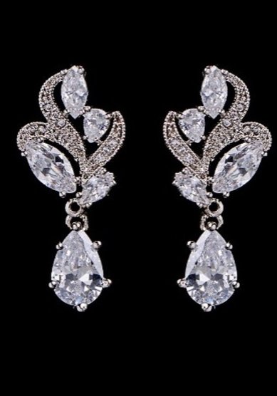 Серьги Океан желаний-К104983 - Салон свадебной и вечерней моды Королева