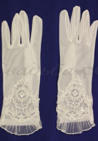 Перчатки К105013 - Салон свадебной и вечерней моды Королева