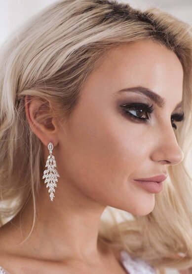 Серьги M119509 - Салон аксессуаров для невесты Milano Vera