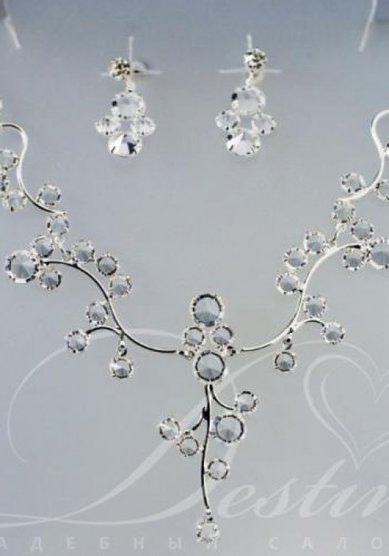 Колье+серьги D25732 - Свадебный салон Destin