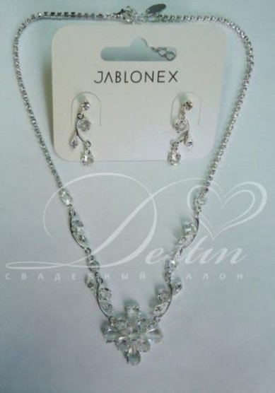 Колье+серьги D25733 - Свадебный салон Destin