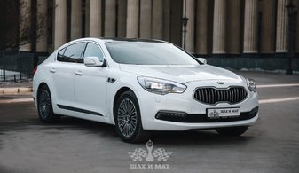 Машина на свадьбу Kia Quoris № Ш5876, белый