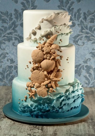 Свадебный торт В113726 - Мастерская тортов Владимира Сизова