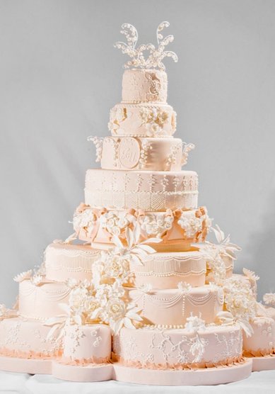 Торт на свадьбу В113727 - Мастерская тортов Владимира Сизова