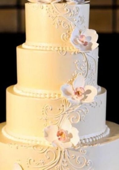 Свадебный торт Нежная орхидея (Р113742) - Кондитерская Русь