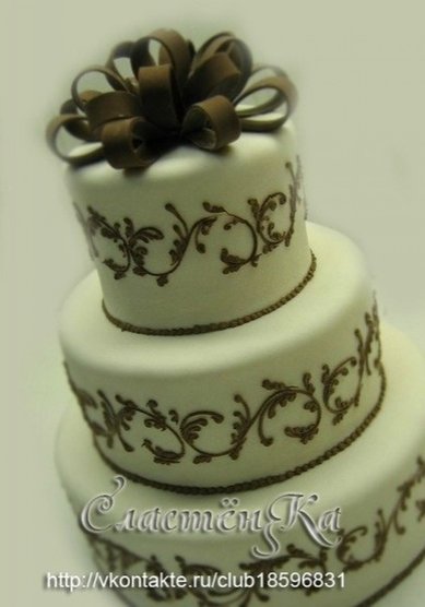 Свадебный торт С113754 - Кондитерская компания Сластёнка
