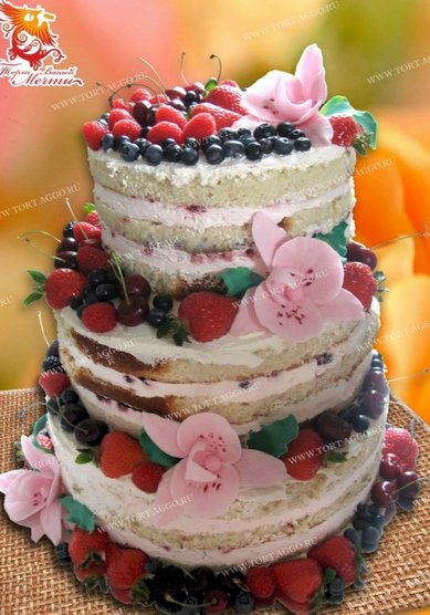 Свадебный торт Т113834 - Компания Торт вашей мечты