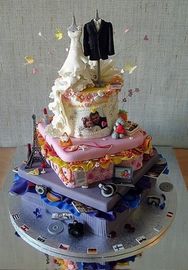 Торт на свадьбу А113841 - Кафе-кондитерская Анжелика