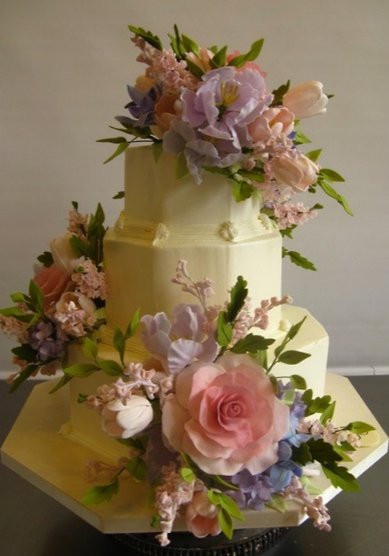 Свадебный торт А113844 - Кафе-кондитерская Анжелика