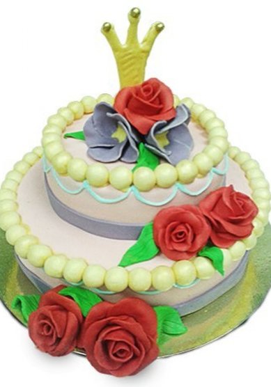 Торт на свадьбу КОРОЛЕВСКАЯ РОЗА (Б113853) - Компания Балтийский Хлеб