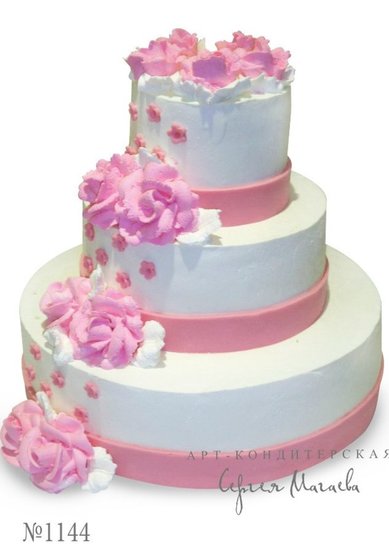 Свадебный торт С122362 - Арт-кондитерская Сергея Магаева