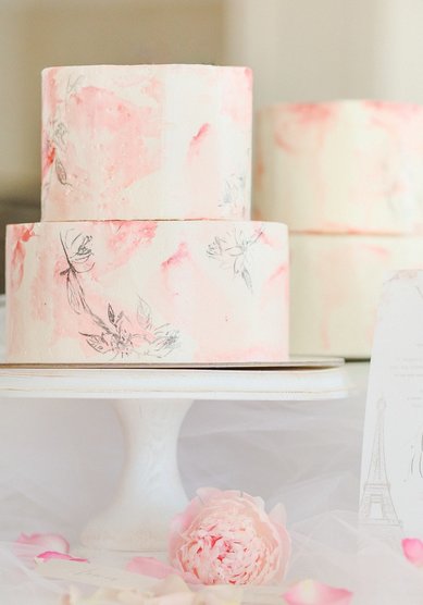 Свадебный торт Акварель (М123082) - Компания Мастерская СОВа//Сласти от Валери