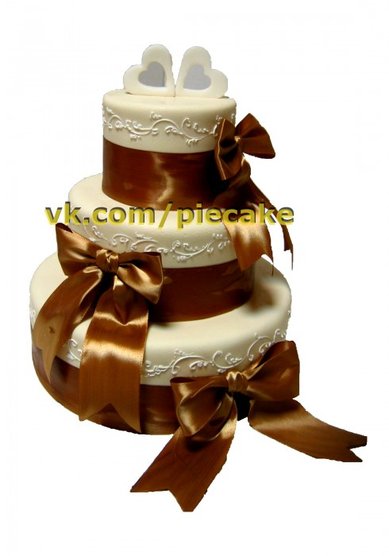 Свадебный торт 3-С24420 - Кондитерская компания Сластёнка