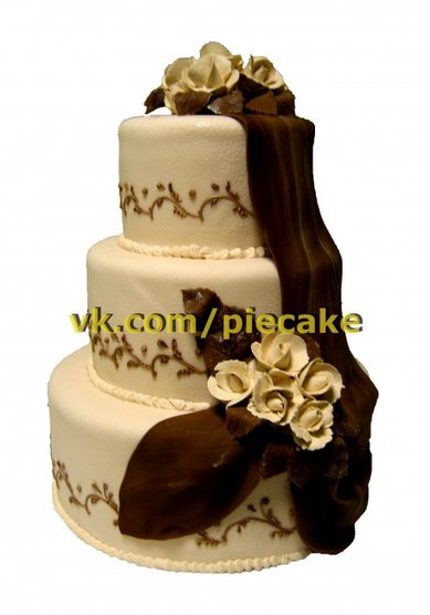 Торт на свадьбу 10-С24427 - Кондитерская компания Сластёнка