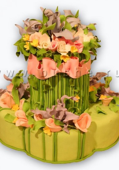 Торт на свадьбу 9-Б24485 - Сеть пекарен-кондитерских Буше