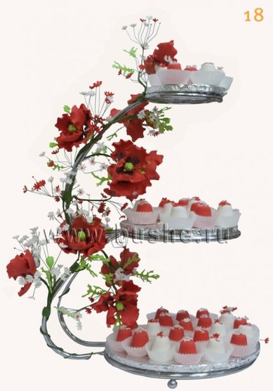 Свадебный торт 18-Б24490 - Сеть пекарен-кондитерских Буше