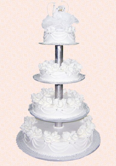 Свадебный торт 1-Т24586 - Кондитерское производство Татьяны Николаевой