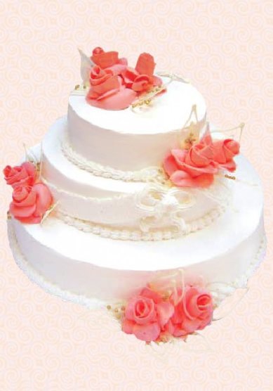 Торт на свадьбу 2-Т24587 - Кондитерское производство Татьяны Николаевой