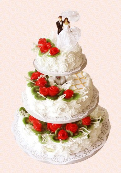 Свадебный торт 5-Т24590 - Кондитерское производство Татьяны Николаевой