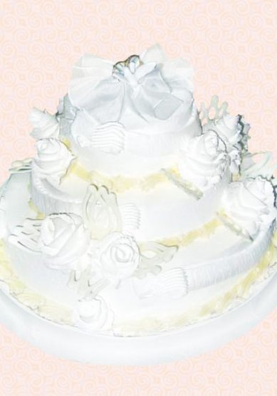 Свадебный торт 11-Т24596 - Кондитерское производство Татьяны Николаевой