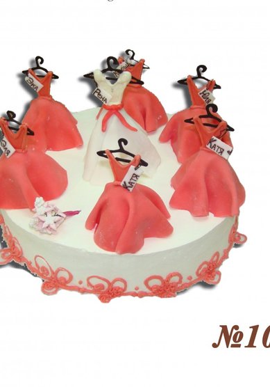 Свадебный торт 102-Т67368 - Кондитерское производство Татьяны Николаевой