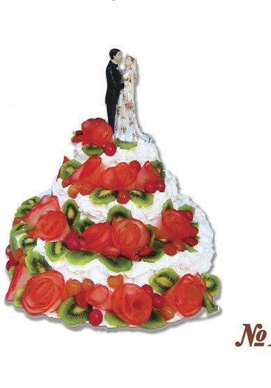 Свадебный торт 106-Т67372 - Кондитерское производство Татьяны Николаевой