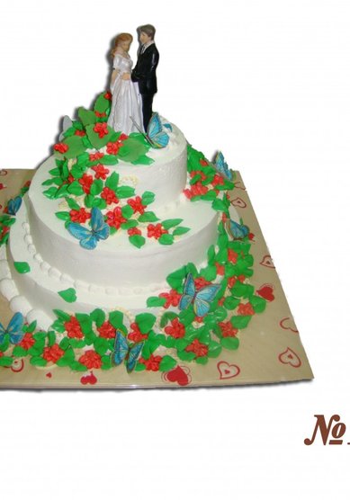 Торт на свадьбу 111-Т67377 - Кондитерское производство Татьяны Николаевой