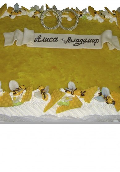 Свадебный торт 120-Т67386 - Кондитерское производство Татьяны Николаевой