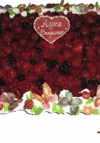 Торт на свадьбу 121-Т67387 - Кондитерское производство Татьяны Николаевой