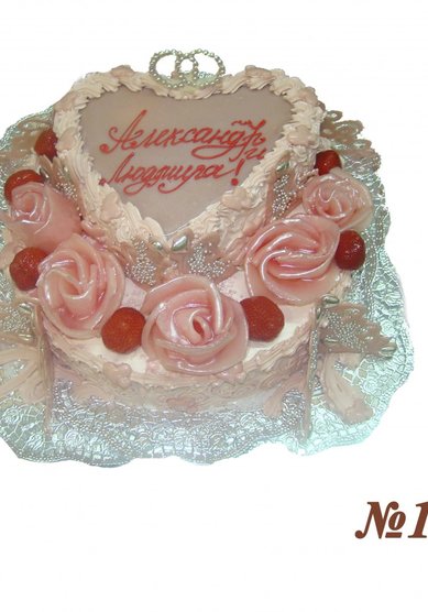 Торт на свадьбу 125-Т67391 - Кондитерское производство Татьяны Николаевой