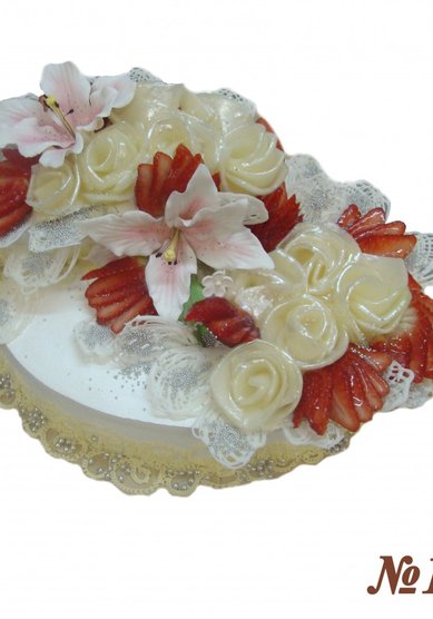 Свадебный торт 126-Т67392 - Кондитерское производство Татьяны Николаевой