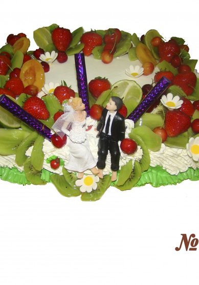 Торт на свадьбу 129-Т67395 - Кондитерское производство Татьяны Николаевой