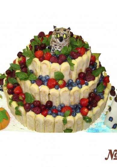 Свадебный торт 132-Т67398 - Кондитерское производство Татьяны Николаевой