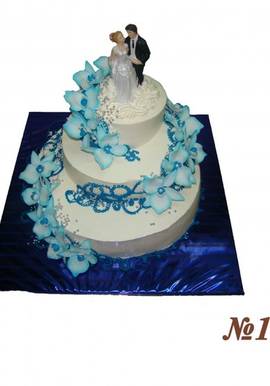 Торт на свадьбу 133-Т67399 - Кондитерское производство Татьяны Николаевой