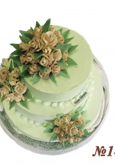 Свадебный торт 142-Т67408 - Кондитерское производство Татьяны Николаевой
