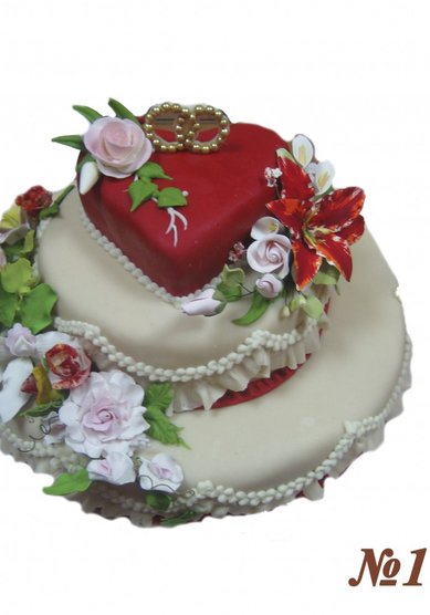 Торт на свадьбу 144-Т67411 - Кондитерское производство Татьяны Николаевой