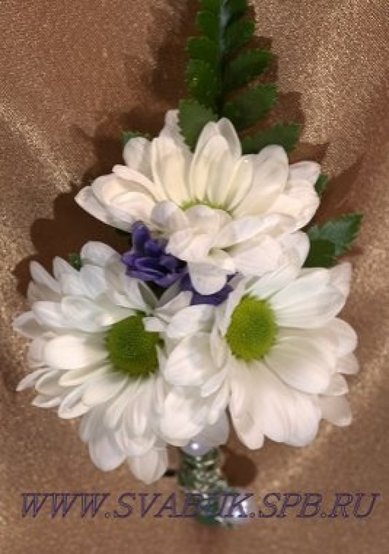 Бутоньерка С10378 - Салон цветов Свадебные цветы СПб