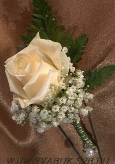 Бутоньерка С10381 - Салон цветов Свадебные цветы СПб