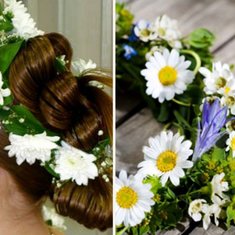 Аксессуар из цветов Ц7217