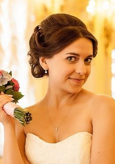 Cвадебная прическа И20920 с распущенными волосами