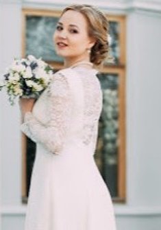 Cвадебная прическа О20947 с собранными волосами