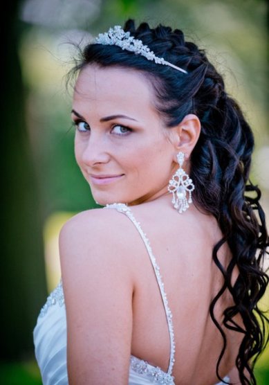 Прическа на свадьбу D13334 - Стилист-визажист Дарья Молодцова