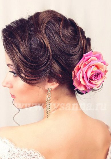 Прическа на свадьбу С13348 - Стилист-визажист Сусанна Саакова
