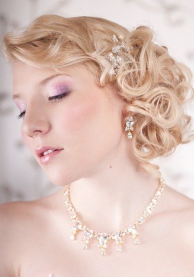 Свадебная прическа Т13367 - Стилист-визажист Татьяна Борисова