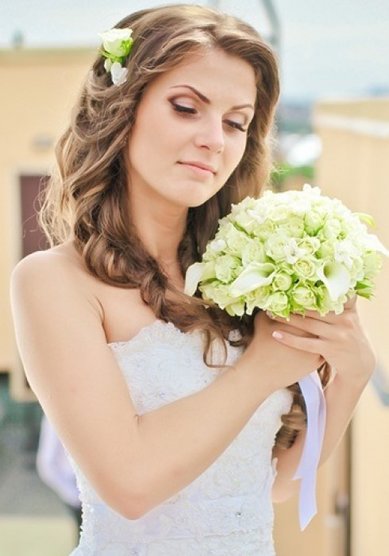 Свадебная прическа Г14081 - Стилист-визажист Галина Геря